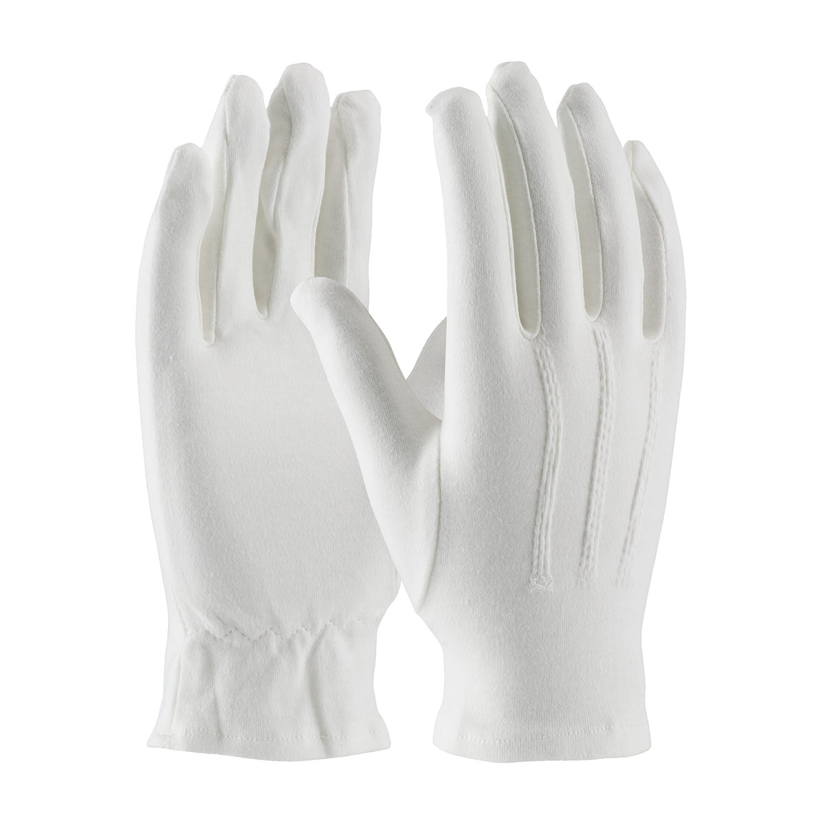 PIP 130-100WM Cabaret Cotton Dress Raised Stitching on Back Safety Glove (One Dozen)
