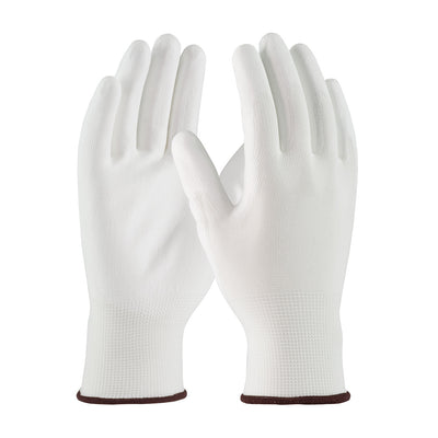 PIP 33-115 Seamless Knit Polyester with Polyurethane Coated Flat Grip on Palm and Fingers Glove (One Dozen)