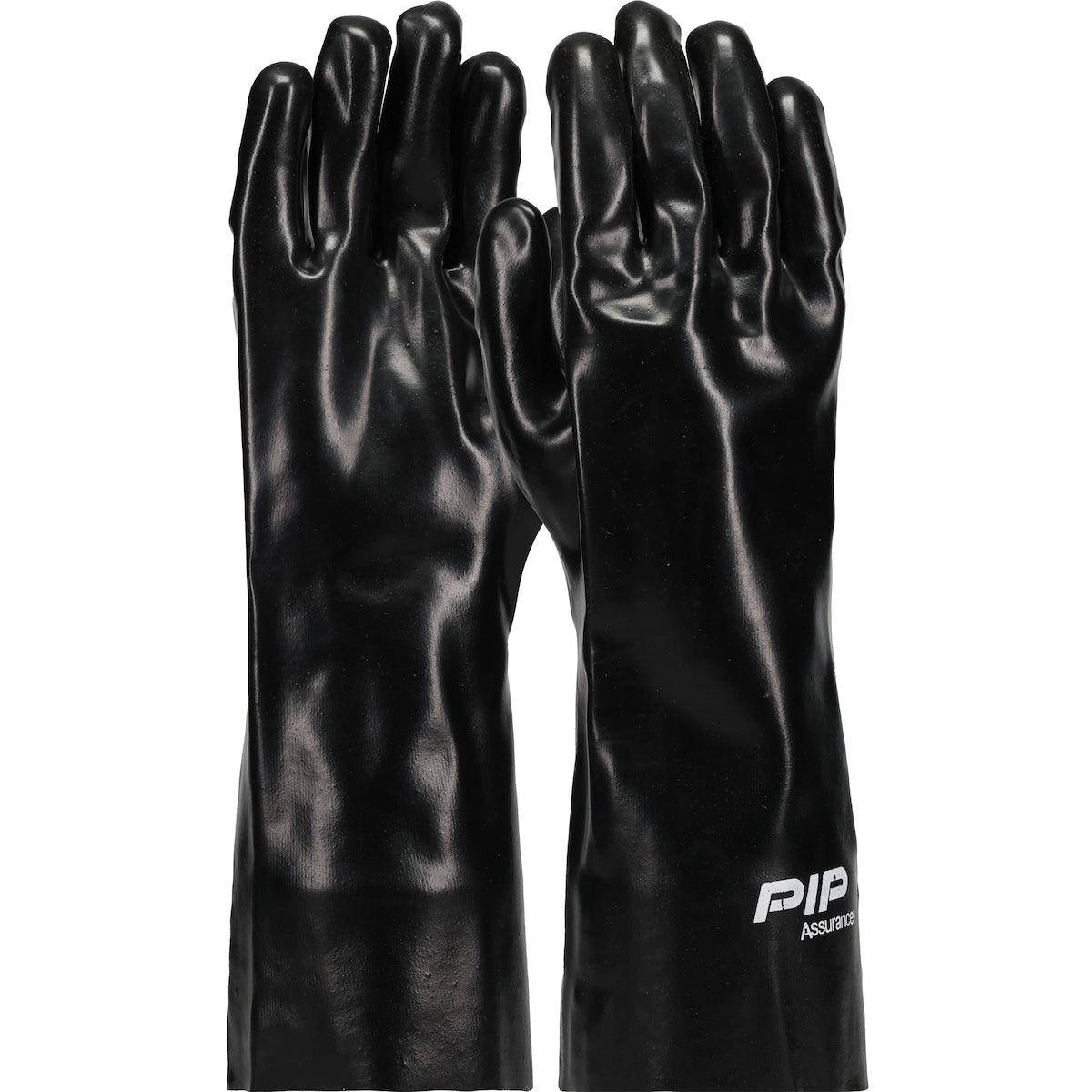PIP 58-8040 Premium PVC Dipped Glove with Interlock Liner and Smooth Finish - 14" Length (One Dozen)