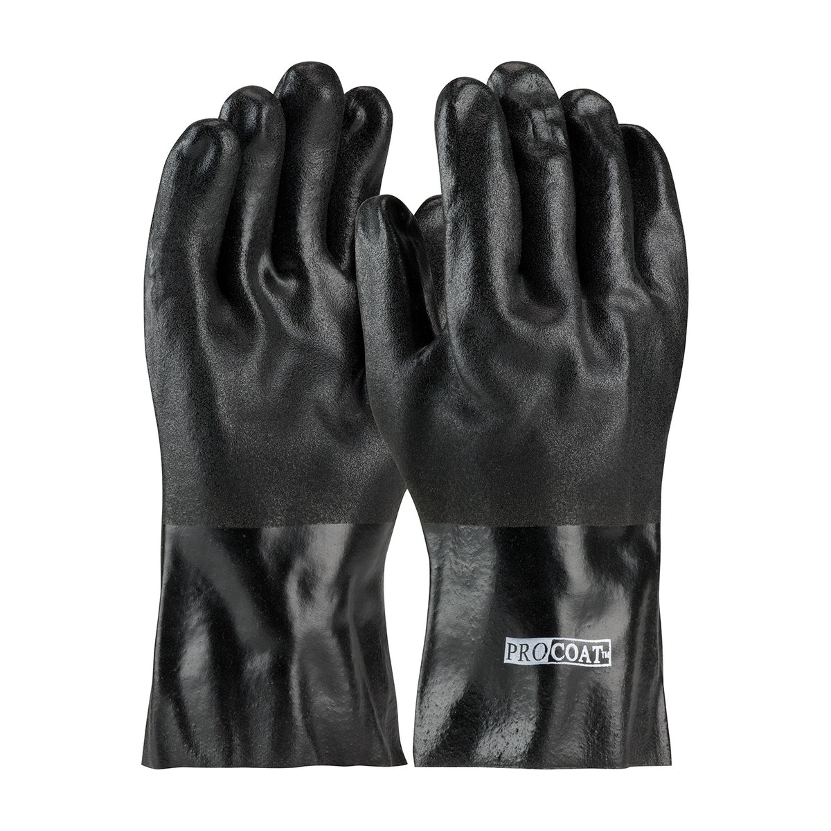 PIP 58-8230DD Premium PVC Dipped Glove with Jersey Liner and Rough Sandy Finish - 12" Length (One Do