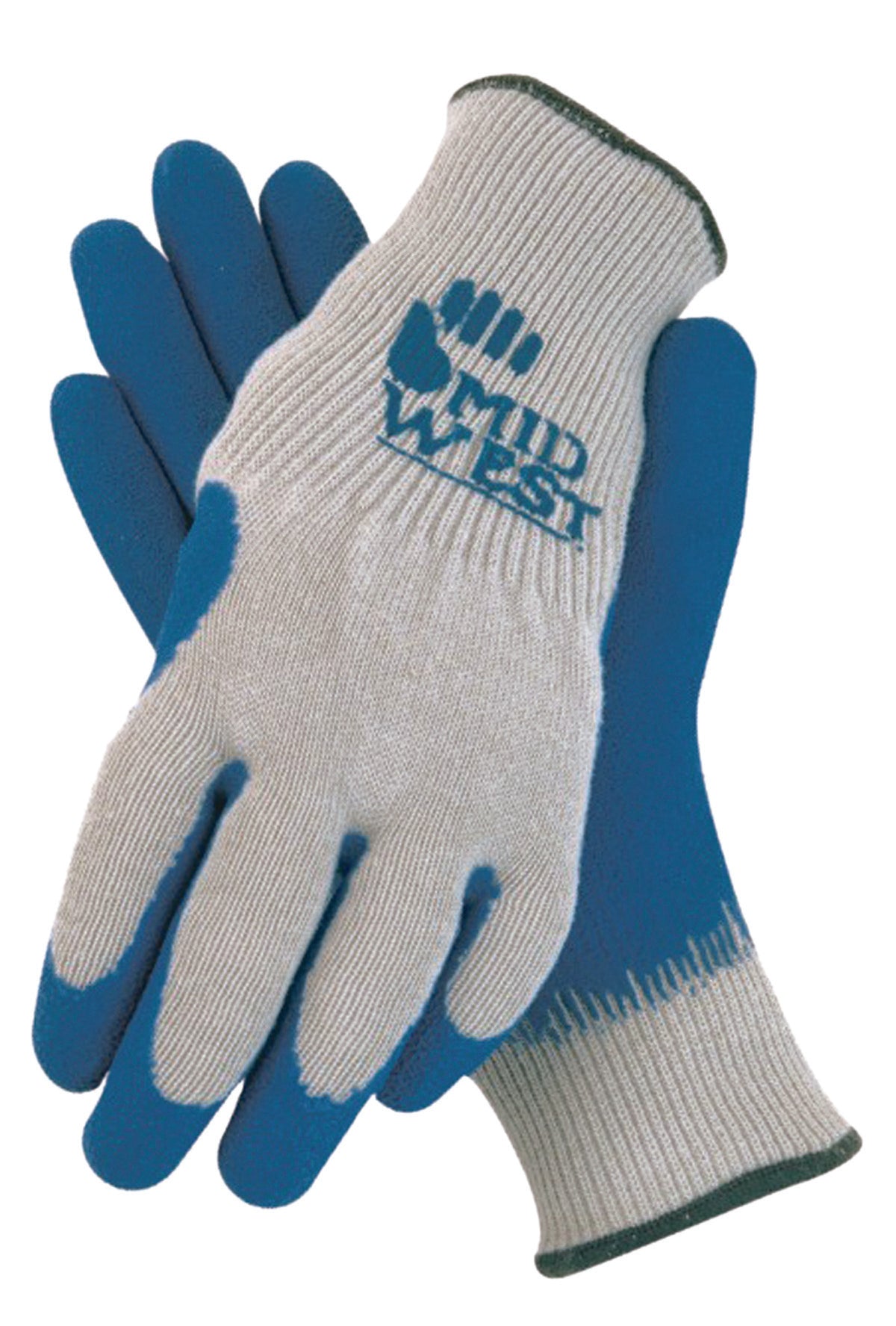 Midwest 66B5 Knit Glove with Textured Rubber Coating (6 Pair)