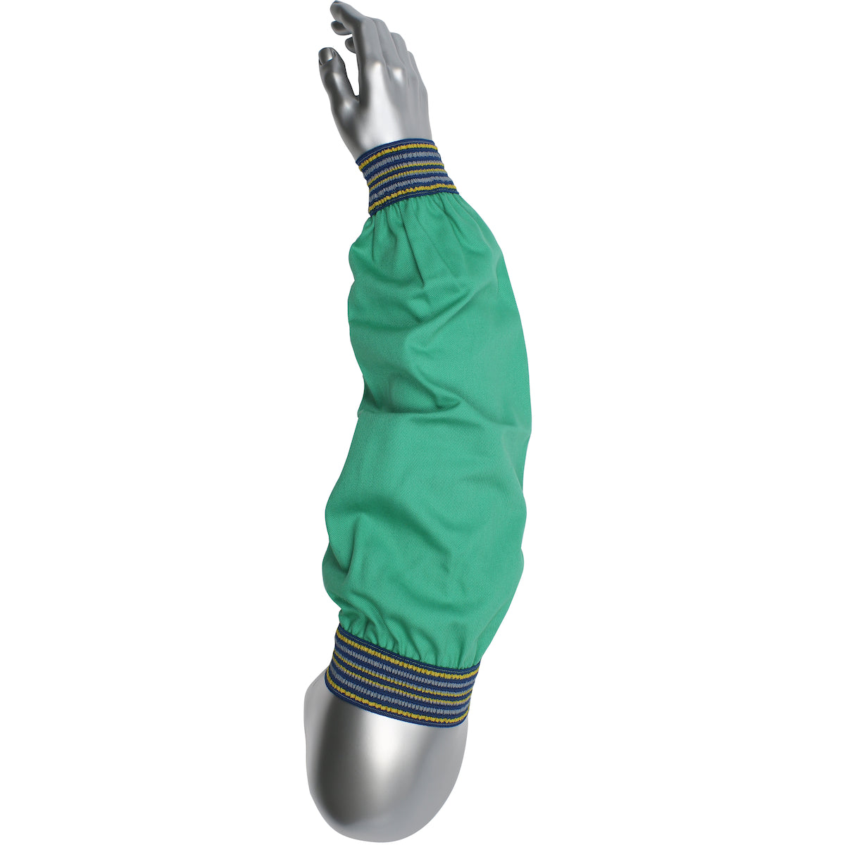 West Chester 7042 Ironcat FR Treated Cotton Sleeve with Blue/Gold Elastic Ends (One Pair)
