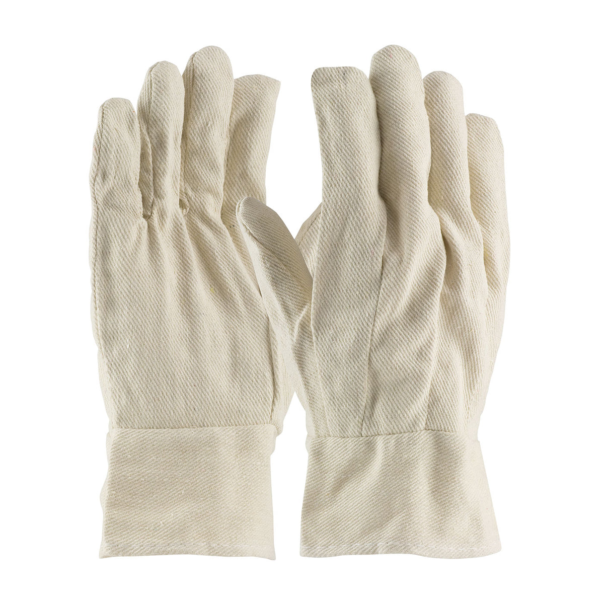 PIP 90-908BT Premium Grade Cotton Canvas Single Palm Glove - Band Top (One Dozen)