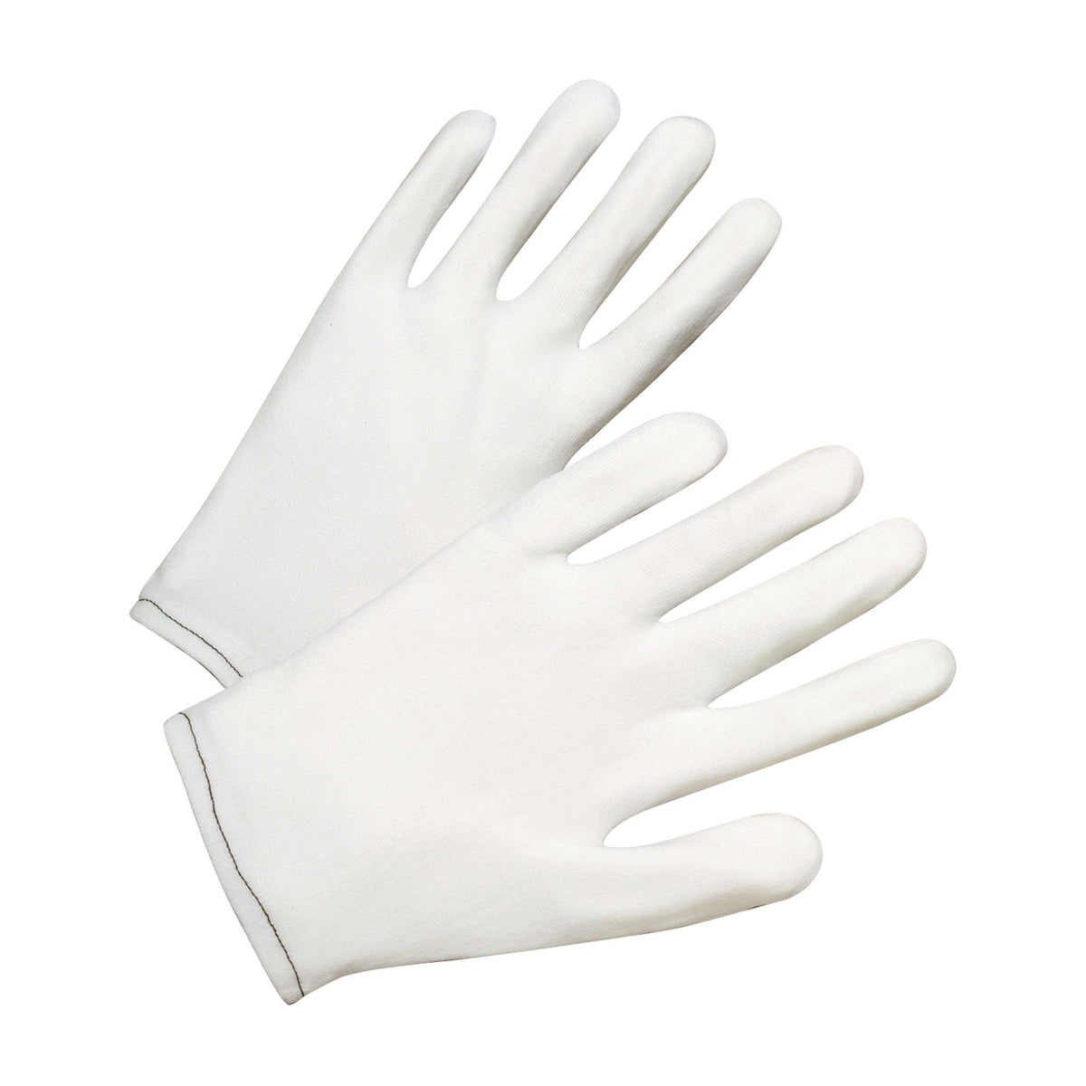 PIP 905 70 Denier Tricot Inspection Glove with Rolled Hem Cuff (One Dozen)