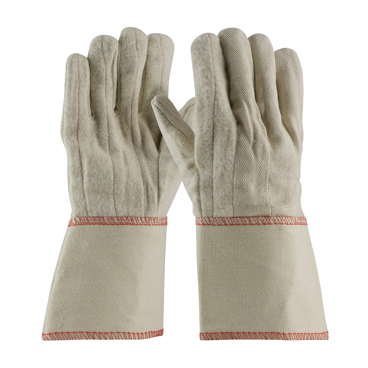 PIP 7900G Standard Weight Cotton/Poly Hot Mill Glove with Gauntlet Cuff - 24 oz (One Dozen)