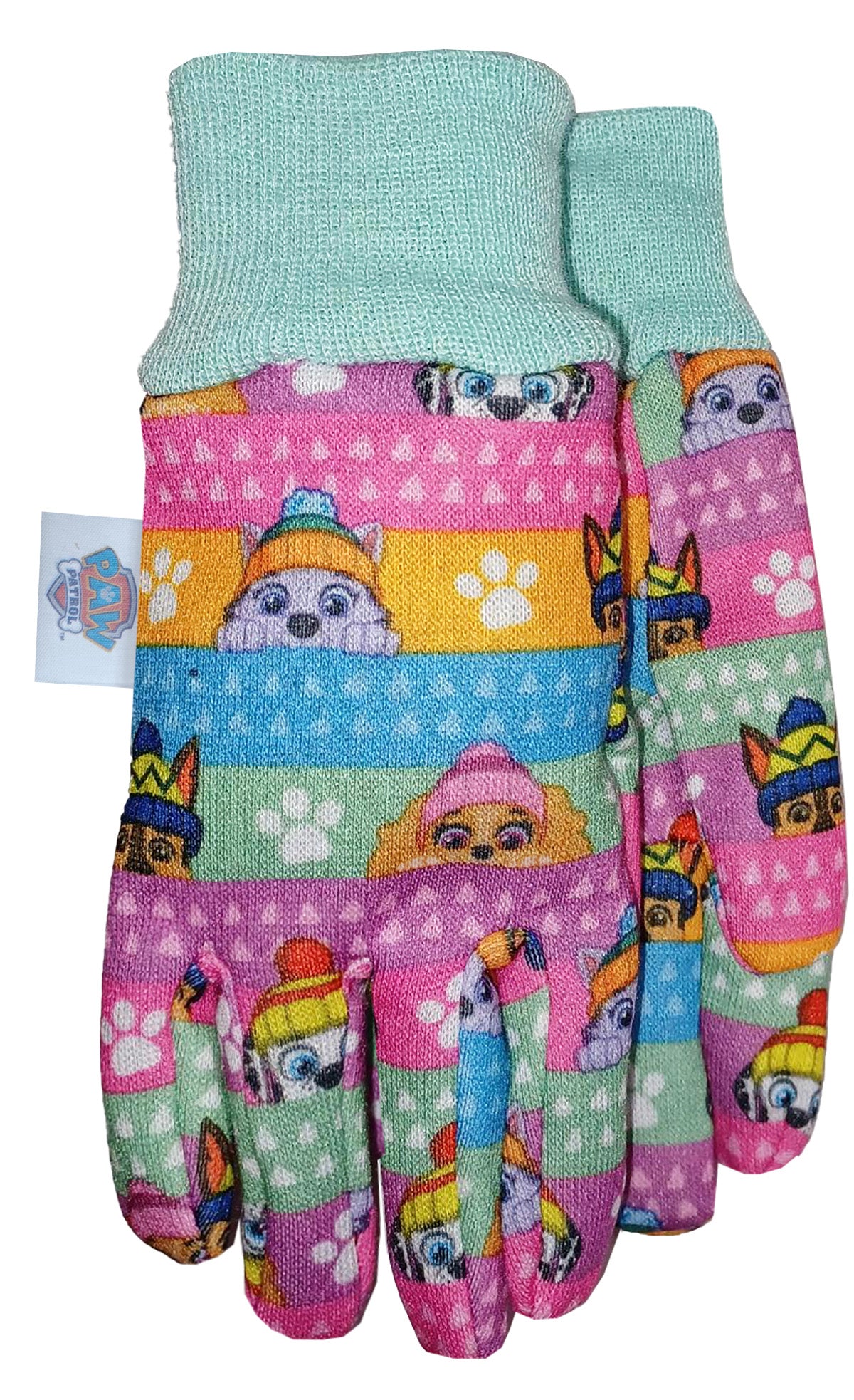 Midwest PWG104TLJN3 Paw Patrol Girls LINED Jersey Gloves (6 Pair)