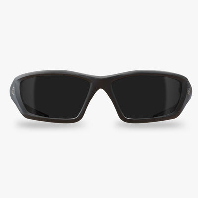 Edge Eyewear Robson XR416VS Black Frame, Smoke Vapor Shield Lens Safety Glasses