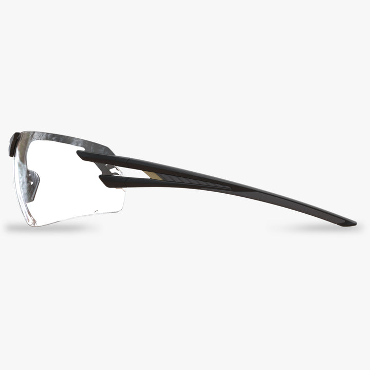 Edge Eyewear Salita SL111VS Black Frame Color, Clear Vapor Shield Lens Safety Glasses