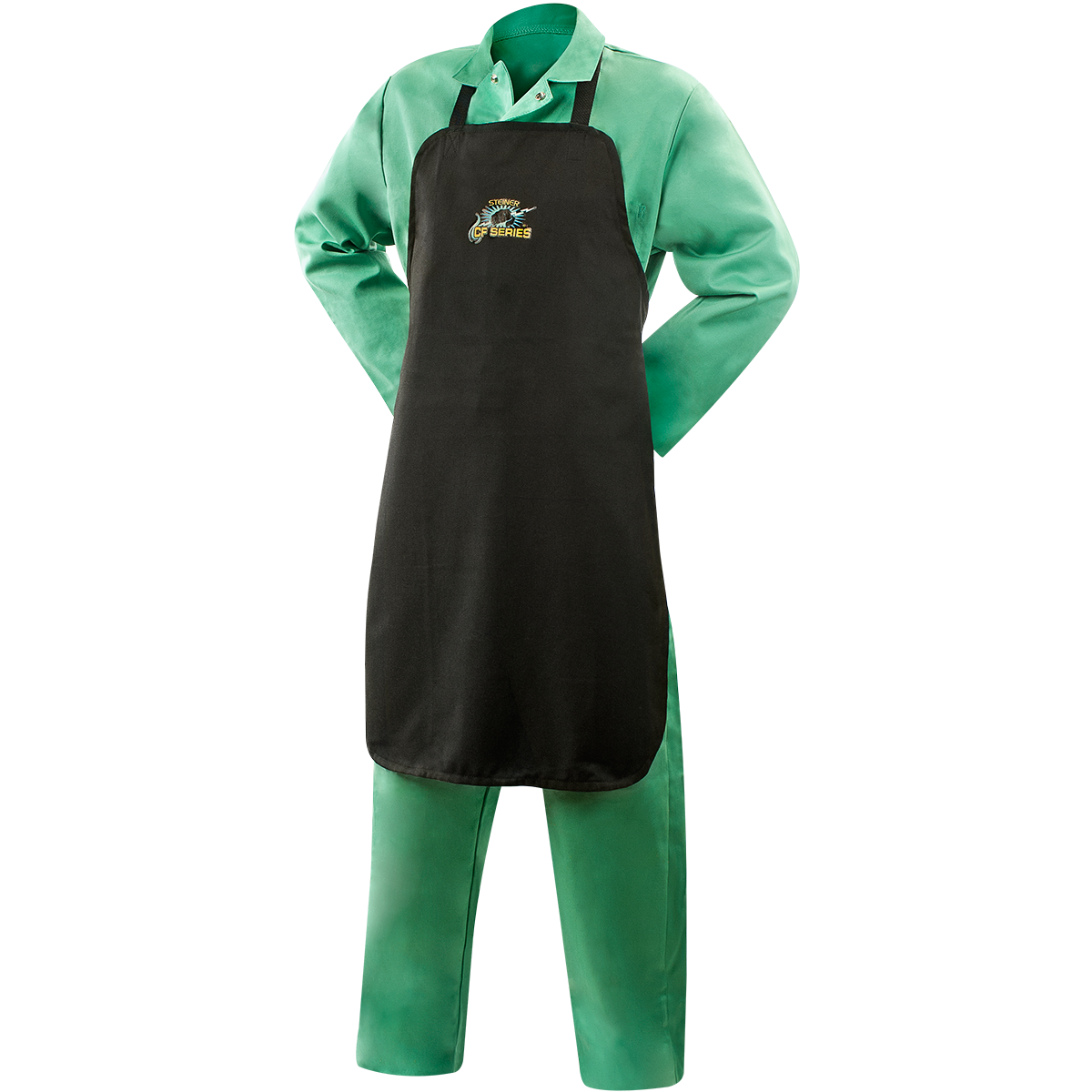 Steiner 13625 CF™ Woven Carbonized Fiber Bib Apron - 36" Black