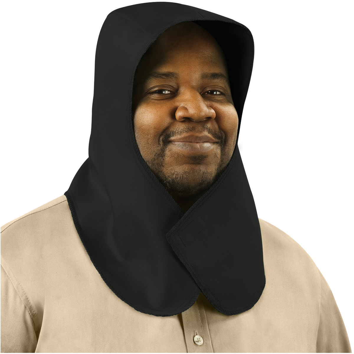 Steiner 13613 CF™ Carbonized Fiber Hood With Neck Drape - Black