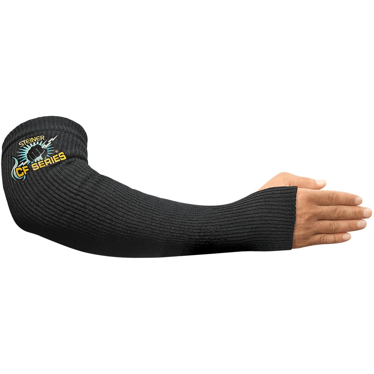 Steiner 1364KT CF™ Knit Carbonized Fiber Sleeves With Thumbhole - 18" (Pair)