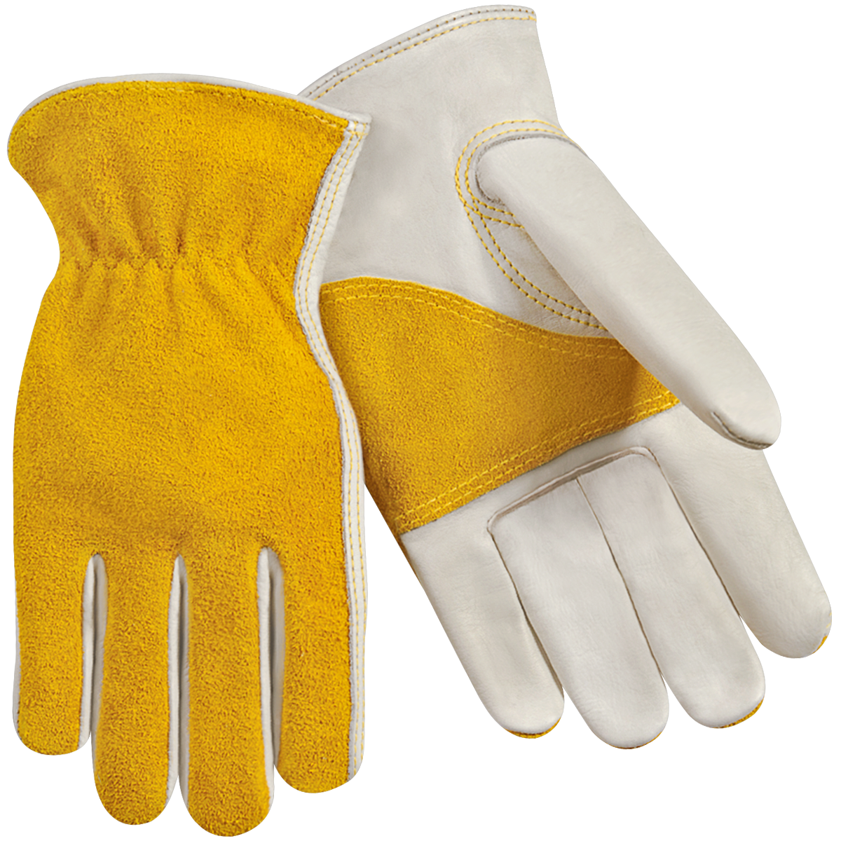 Steiner 0237 Premium Grain Cowhide Palm With Split Cowhide Back & Split Cowhide Reinforced Palm Drivers Gloves (1 Pair)