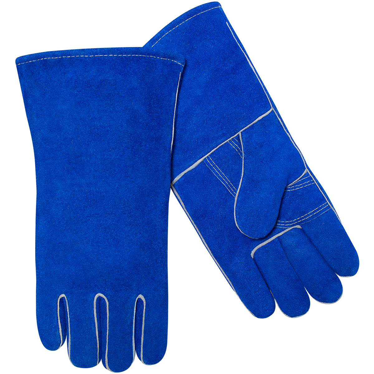 Steiner 02509 Economy Shoulder Split Cowhide Stick Welding Gloves - Cotton Lined, Polyester Sewn (Pa