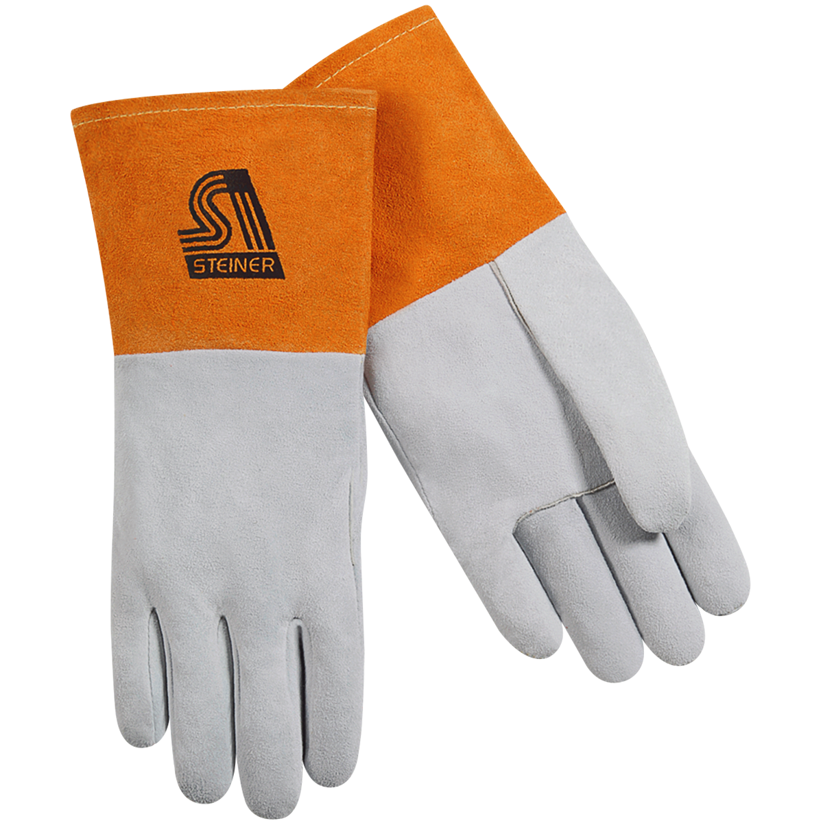 Steiner 0220 Premium Split Deerskin TIG Welding Gloves - Unlined, Long Cuff (Pair)