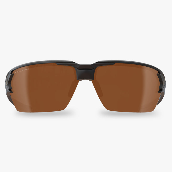 Edge Eyewear Pumori TXP415 Matte Black Frame Color, Polarized Copper Driving Lens Safety Glasses
