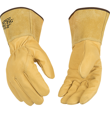 Kinco 0129 Tig Welders Golden Premium Full Grain Pigskin  Heat-Resistant Gloves (One Dozen)