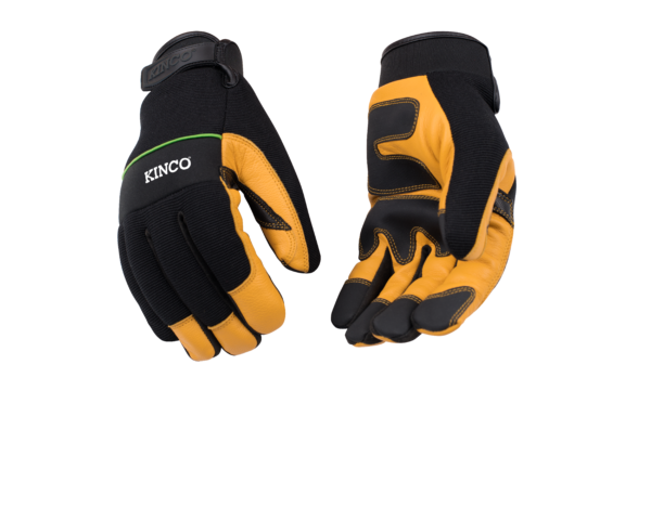 Kinco 102 Golden Premium Grain Goatskin Palm with XtremeGRIP Drivers Gloves (one dozen)