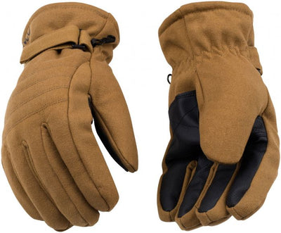 Kinco 1170 HydroFlector Heatkeep Insulation and Foam Lining Ski Gloves, Brown (One Dozen)