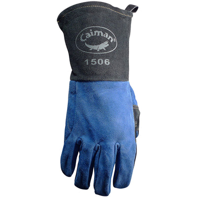 Caiman 1506 Cow Split Fleece Lined MIG/Stick Welding Gloves (One Dozen)