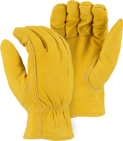 Majestic 1662 Winter Lined Elkskin Keystone Thumb Drivers Glove (One Dozen)