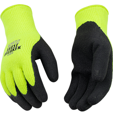 Kinco 1875 Frost Breaker Hi-vis Heavy Thermal 7-Gauge Acrylic Knit Shell Gloves (One Dozen)