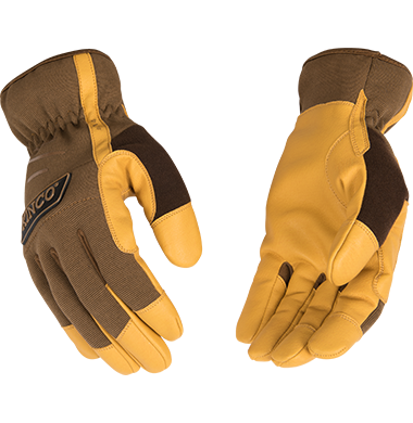 Kinco 2014 Polyester-Spandex Fabric Back MiraX2 TPR Impact Knuckle Protection Unlined Drivers Gloves (One Dozen)