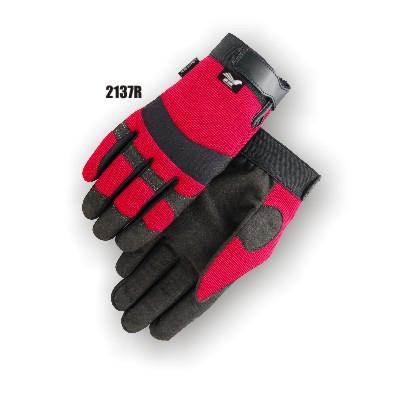 Majestic Armorskin Synthetic Leather Mechanics Gloves 2137R Majestic Armorskin Synthetic Leather Mechanics Gloves 2137R