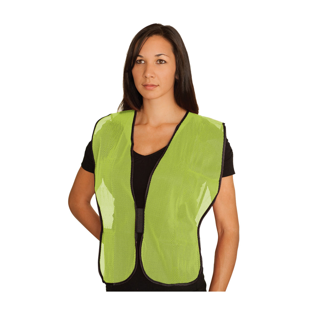 PIP 300-0800 Non-ANSI Breathable Polyester Mesh Fabric Safety Vest (One Dozen)