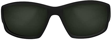 Edge Eyewear Kazbek TSK21-G15-7 Black Frame Polarized G-15 Silver Mirr