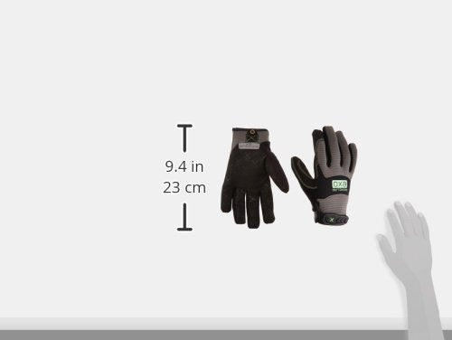 Ironclad EXO-MWR-04 Modern Work Ready Gloves, Black/Grey (One Dozen) 6 Pair