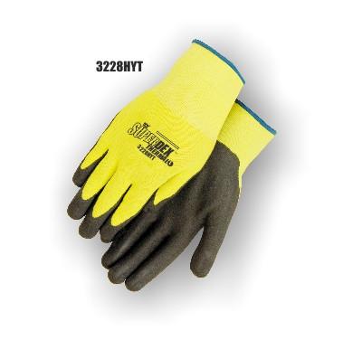 Majestic Super-Dex Nitrile Coated Hi-Vis Thermal Gloves 3228HYT