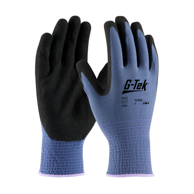 PIP 34-500 G-Tek GP Knit Nylon Nitrile Coated Gloves (One Dozen)
