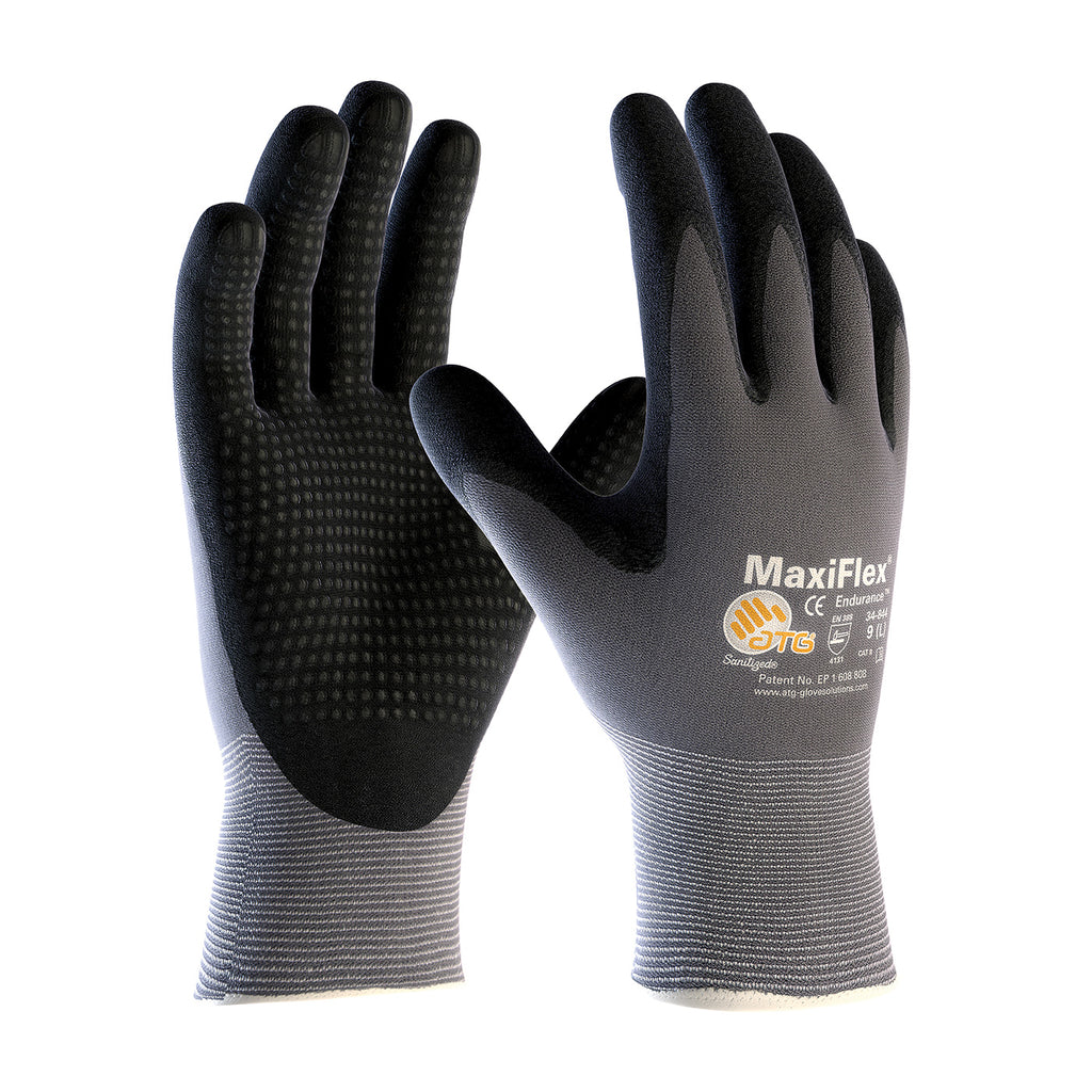 PIP 34-844 MaxiFlex Endurance Knit Nylon Nitrile Coated Safety Glove(One Dozen)