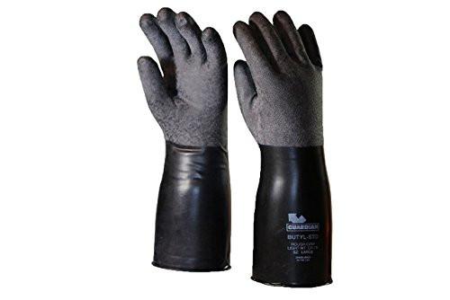 Butyl Coated Rough-Grip Short Glove Mil Guardian CP-7R