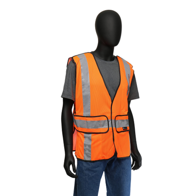 West Chester 47201 Hi-Viz Breakaway Safety Vest - Mesh (Class 2) (Pack of 1)