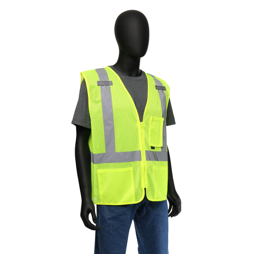 West Chester 47209 Hi-Viz Classic Safety Vest - Mesh (Class 2) (Pack of 1)