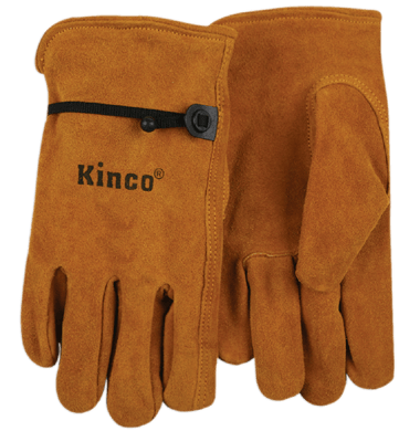 Kinco 50BT Unlined Suede Cowhide Drivers Gloves (one dozen)