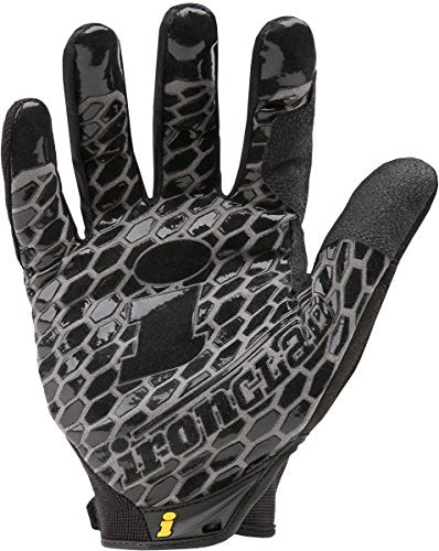 Ironclad BHG Box Handler Silicone Infused Palm Neoprene Knuckle Impact Protection Work Gloves(One Dozen)