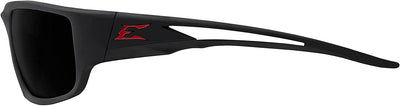 Edge Eyewear Kazbek TSK236  Torque Matte Black Frame with Red E Logo/Polarized Smoke Lens Edge Eyewear Kazbek TSK236  Torque Matte Black Frame with Red E Logo/Polarized Smoke Lens