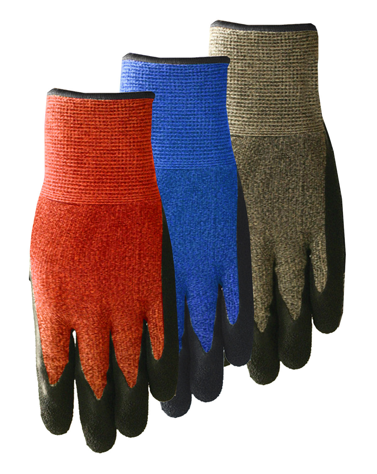 Midwest 63 Spandex Liner With Rubber Coating Gloves (6 Pair)