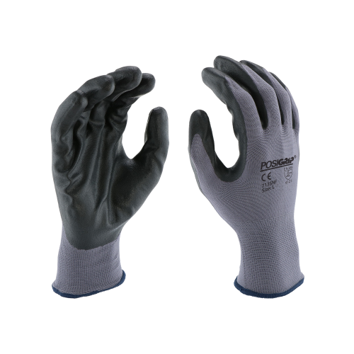 Oristout Safety Workwear Gloves, Nitrile Coated, Better Breathable Than  PU-12 Pairs, Medium Size for Men 