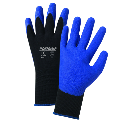 West Chester 713SPA G-Tek PosiGrip Seamless Knit Nylon Glove with Air-Infused PVC Coating on Palm and Fingers Gloves (One Dozen)
