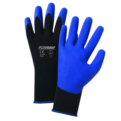 West Chester 713SPA G-Tek PosiGrip Seamless Knit Nylon Glove with Air-Infused PVC Coating on Palm and Fingers Gloves (One Dozen)