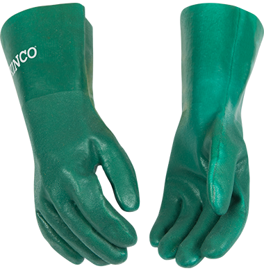 Kinco 7184G 14" Gauntlet Cuff Sandy Finish PVC Gloves (One Dozen)