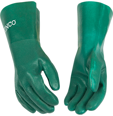 Kinco 7184G 14" Gauntlet Cuff Sandy Finish PVC Gloves (One Dozen) Kinco 7184G 14" Gauntlet Cuff Sandy Finish PVC Gloves (One Dozen)