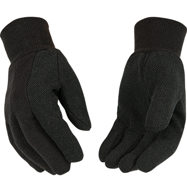 Kinco 820PD 9oz. Heavyweight Jersey PVC Dots Gloves, Polyester-Cotton Blend Knit Wrist (One Dozen) - image 1