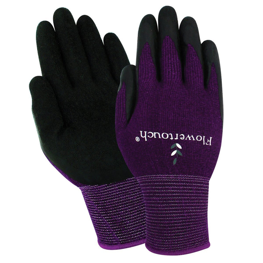 Red Steer A206 Form Fitting Flowertouch Latex Rubber Palm Ladies Gloves (One Dozen)