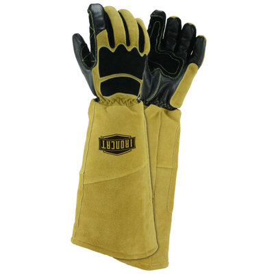 West Chester 9070 Ironcat Premium Top Grain Goatskin Welder's Glove with Split Cowhide and Climax Aerogel Kevlar Stitched (1 Pair)