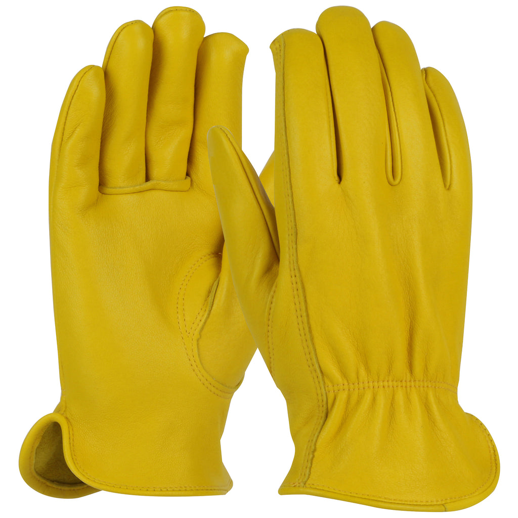 West Chester 9920K Premium Grade Top Grain Deerskin Leather Keystone Thumb Driver Gloves (One Dozen)