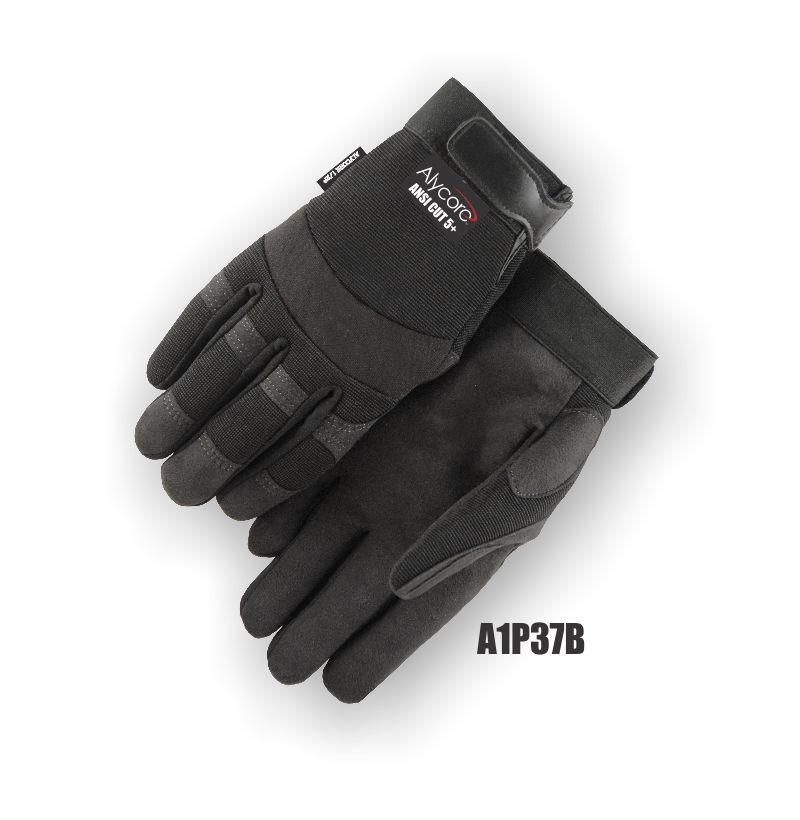Majestic A1P37B Alycore ARS Palm Black Gloves (One Dozen)